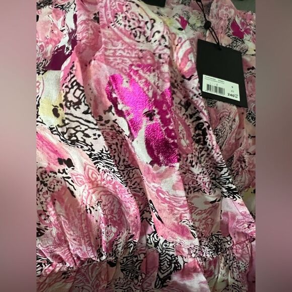 THE KOOPLES Paisley Flowers with Foil Blouse - Picture 5 of 10